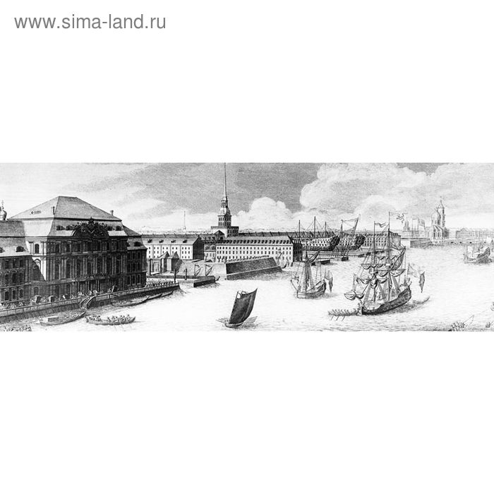 

Фотообои "Старинный Санкт-Петербург" 3-А-316 (1 полотно), 440x150 см