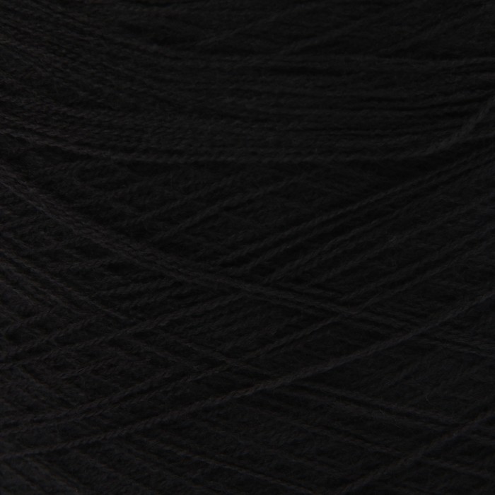 Пряжа в бобинах Vesta N (Веста Н) 100% акрил (60001 черный_v2)