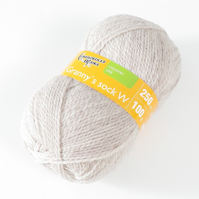 

Пряжа Granny`s sock W (Бабушкин носок ЧШ) 100% шерсть 250м/100гр (526 самородок)