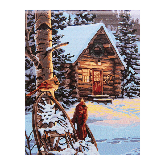 Рисование по номерам "Дом лесника" 40х50 см A046