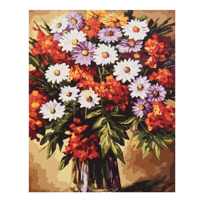 Рисование по номерам "Яркий букет"