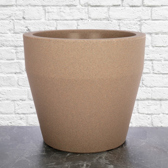 Ваза декоративная 90 л "Чаша" №5, цвет песчаный гранит