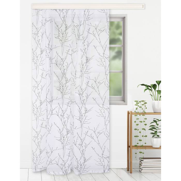 Штора тюлевая "Этель" 135х270 см Свежесть бежевый,100% п/э