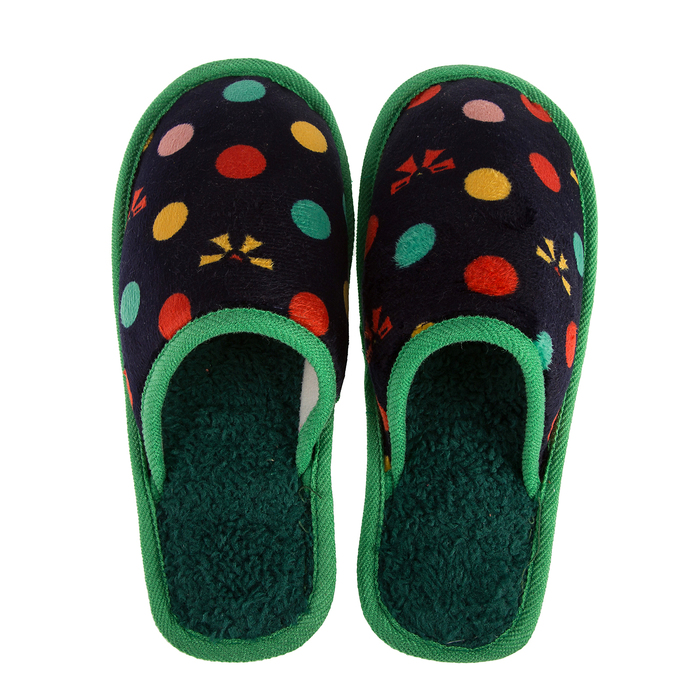 Тапочки женские А-70 В22-006-05, цвет зеленый, размер 40/41