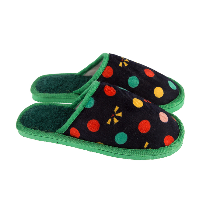 Тапочки женские А-70 В22-006-05, цвет зеленый, размер 40/41