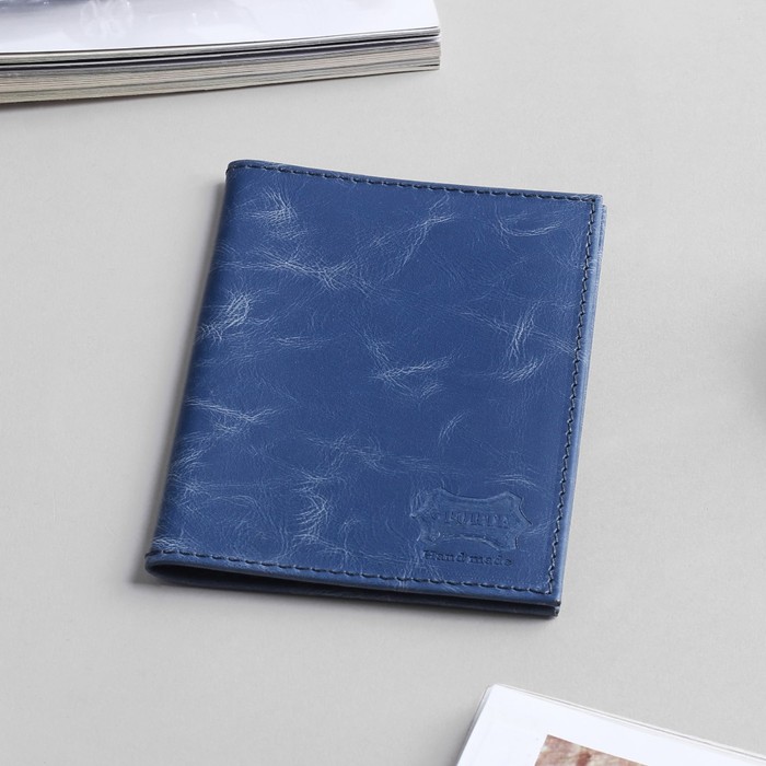 Обложка для автодокументов, пулап, голубика