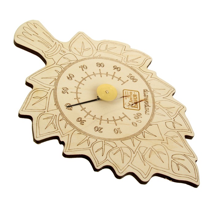 Гигрометр для бани и сауны "Веник"