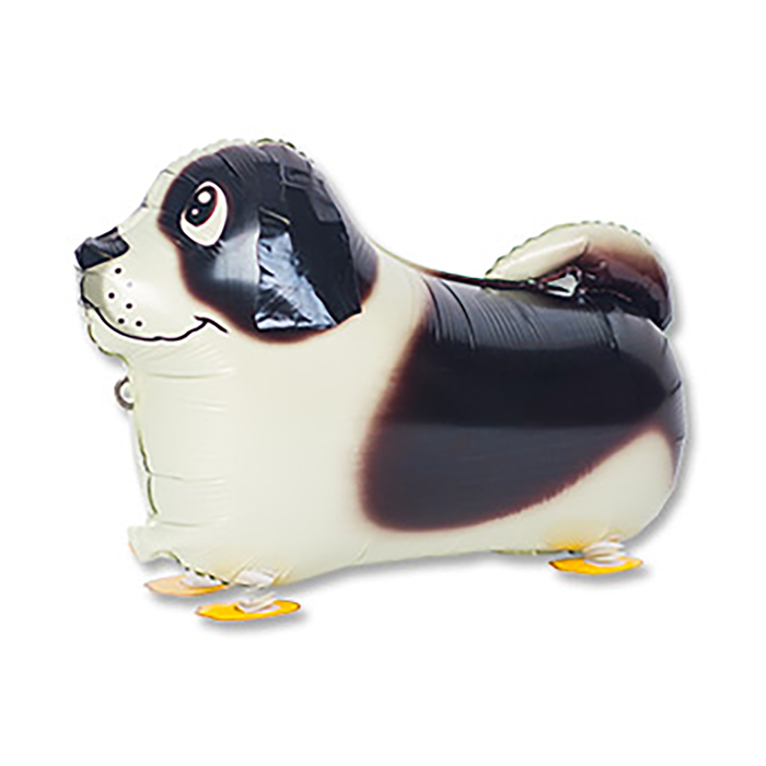 Шар фольгированный Ходячий "Собака коричневая" 17"