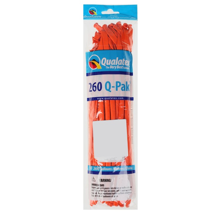 Шар для моделирования 260, Q-Pak набор 50 шт., Стандарт Orange