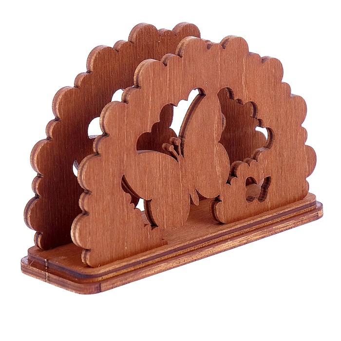 Салфетница резная "Бабочка"