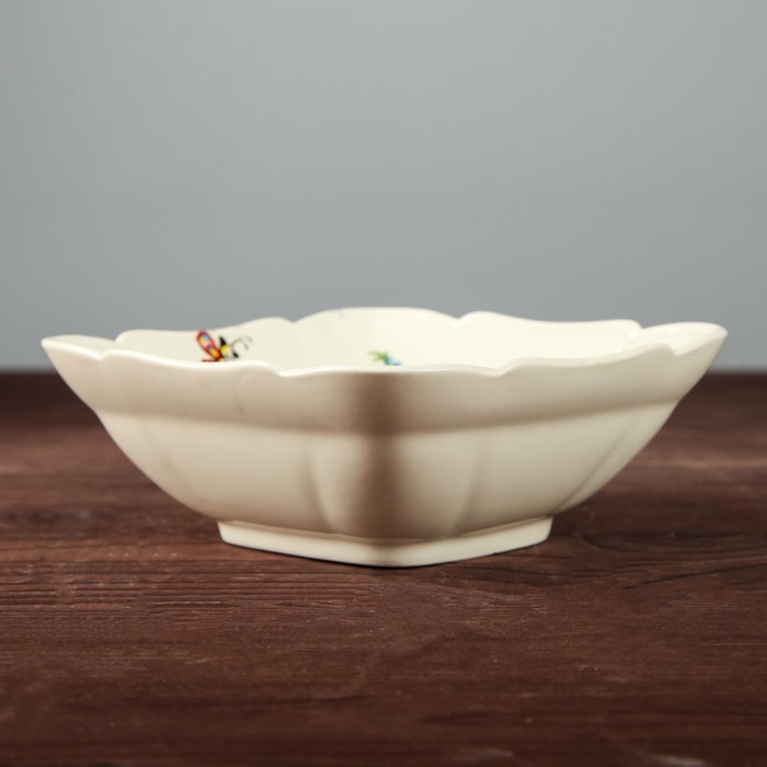 Салатник 270 мл "Квадратный", утята, деколь