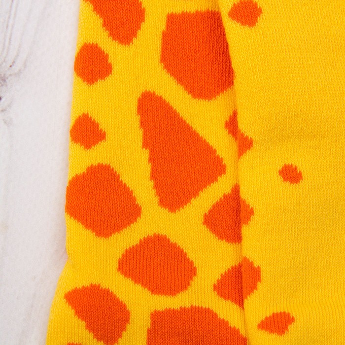 Колготки детские махровые BABY 3265-853 цвет ярко-жёлтый, рост 74-80