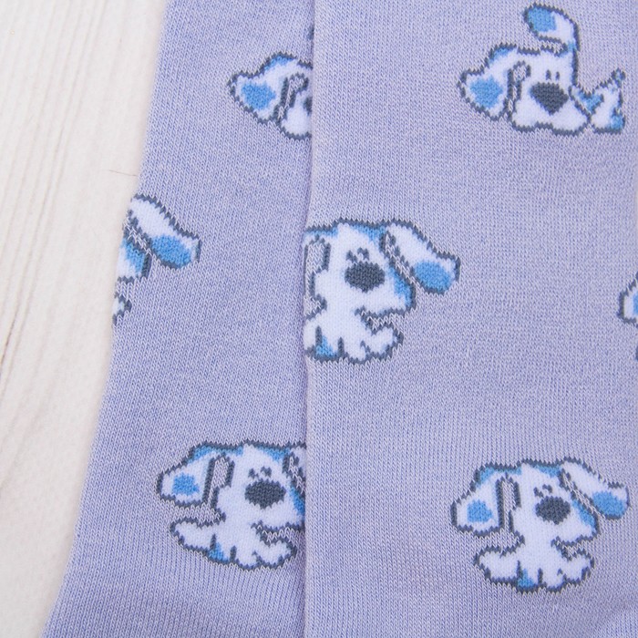 Колготки детские махровые SOF-TIKI 7С-38СП-193 цвет бледно-фиолетовый, рост 62-74