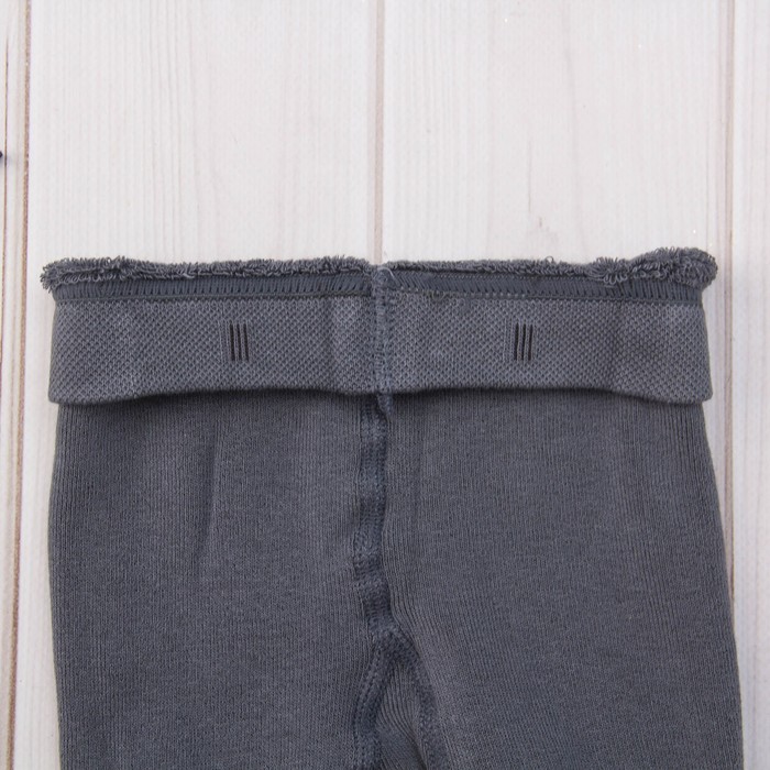 Колготки детские махровые SOF-TIKI 7С-38СП-392 цвет тёмно-серый, рост 92-98