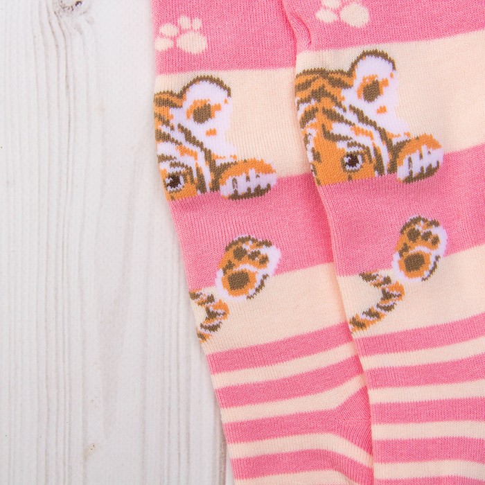 Колготки детские махровые SOF-TIKI 7С-38СП-187цвет светло-розовый, рост 80-86