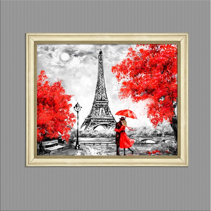 Картина в раме "L'amour", 40х50см