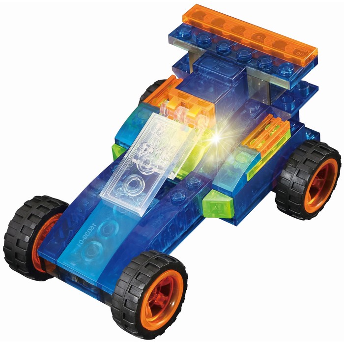 Светящийся конструктор Crystaland «Кабриолет», 3 в 1, 62 детали