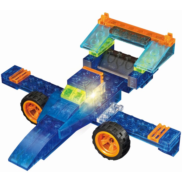 Светящийся конструктор Crystaland «Кабриолет», 3 в 1, 62 детали