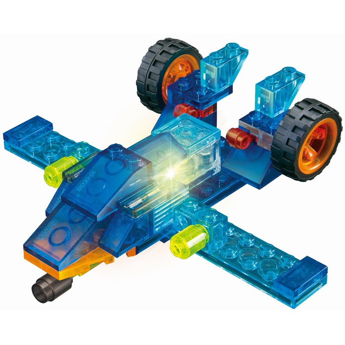 Светящийся конструктор Crystaland «Бронетранспортёр», 3 в 1, 64 детали