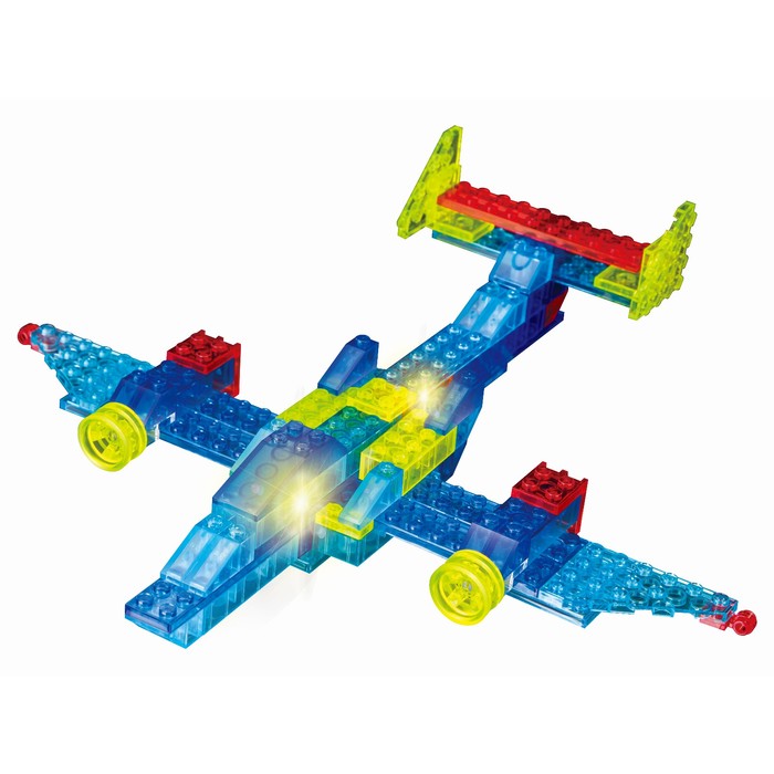 Светящийся конструктор Crystaland «Вертолёт», 8 в 1, 153 детали