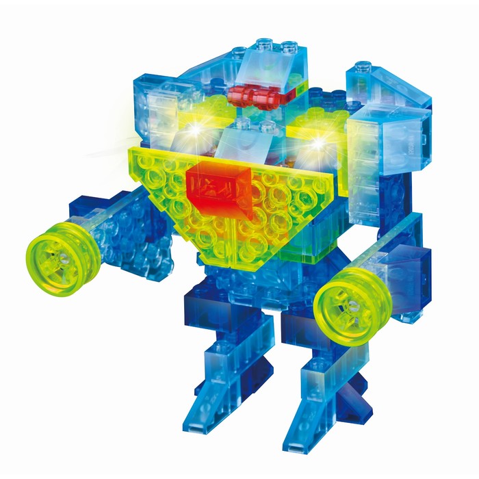 Светящийся конструктор Crystaland «Вертолёт», 8 в 1, 153 детали