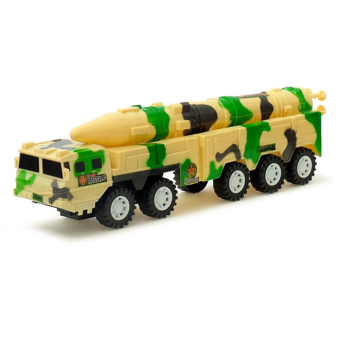 Грузовик инерционный "Тополь", с ракетой, МИКС