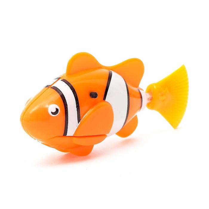 Аквариумная рыбка «Клоун», плавает в воде, работает от батареек