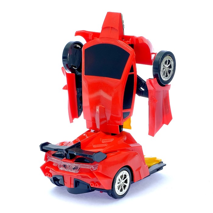 Машина-трансформер «Автобот», световые и звуковые эффекты, работает от батареек