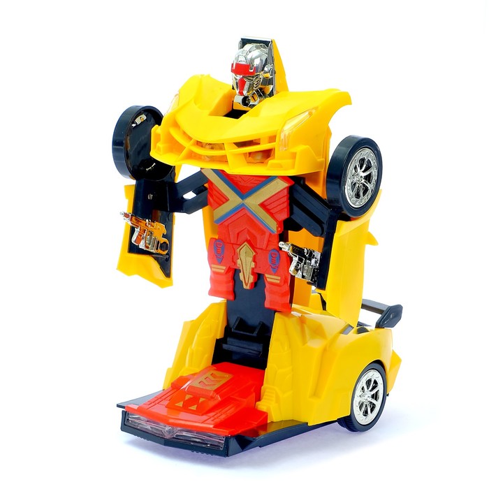 Машина-трансформер «Автобот», световые и звуковые эффекты, работает от батареек