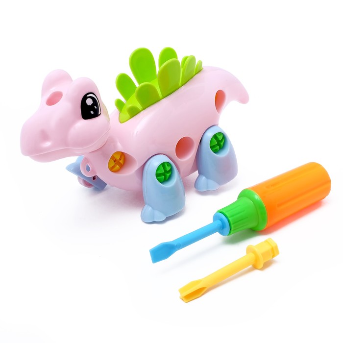 Конструктор для малышей «Динозаврик», 29 деталей, цвета МИКС