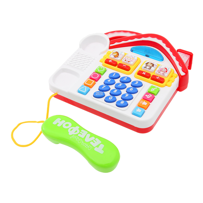Игрушка "Телефоша" с трубкой, учим цифры, алфавит