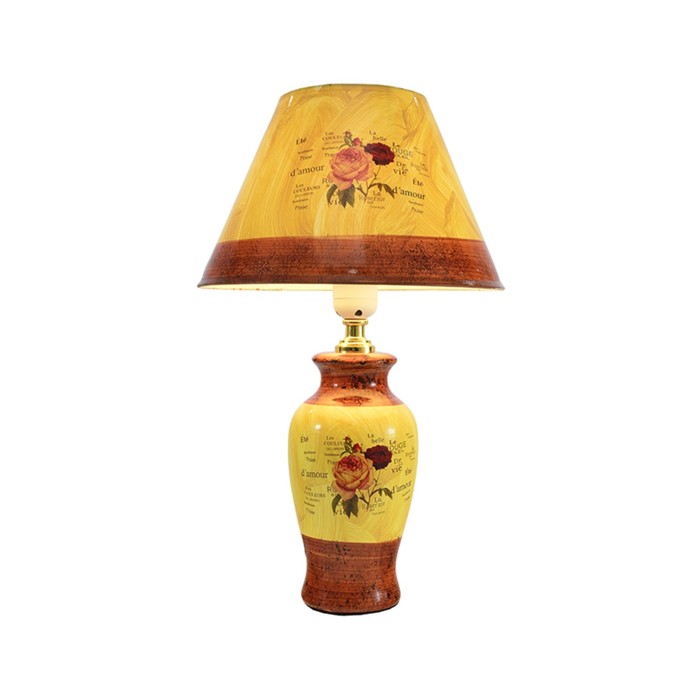 Настольная лампа "Капелла" 1x60w E27 мультиколор 25x25x40см