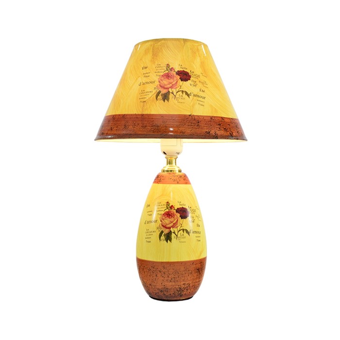 Настольная лампа "Фэедрус" 1x60w E27 мультиколор 25x25x40см