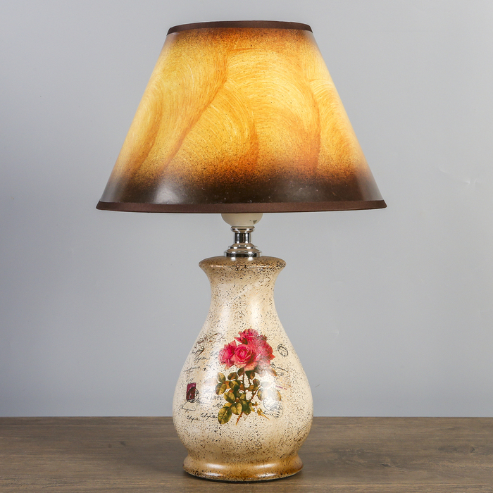 Настольная лампа "Дарлинг" 1x60w E27 мультиколор 25x25x40см