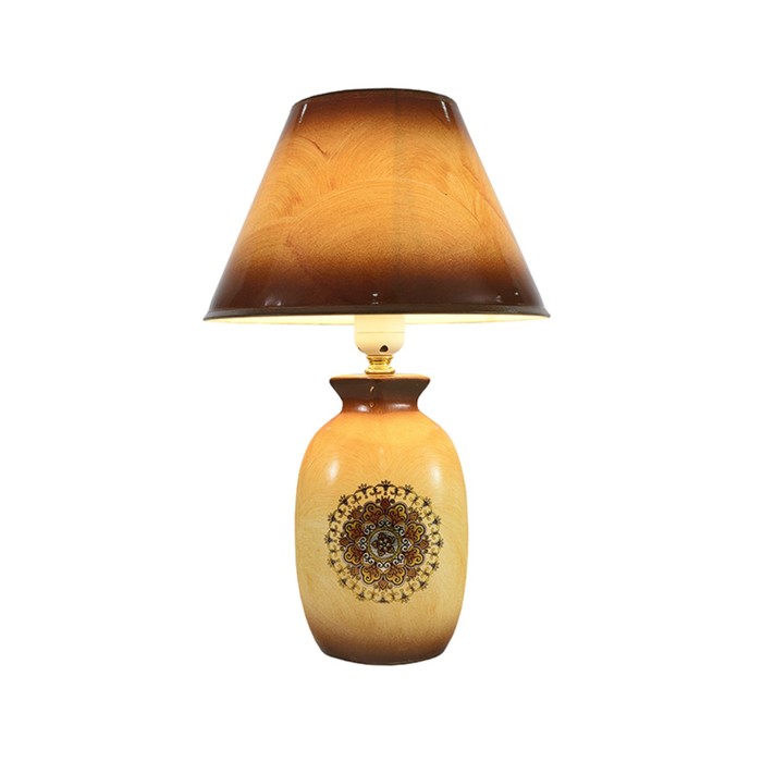 Настольная лампа "Ботти" 1x60w E27 мультиколор 25x25x40см