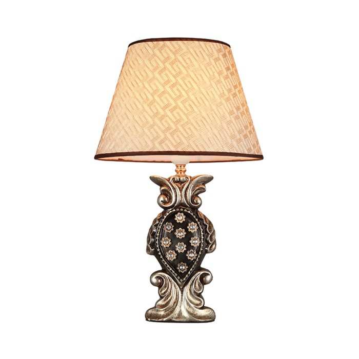 Настольная лампа "Жозефина" 1x60w E27 мультиколор 30x30x48см