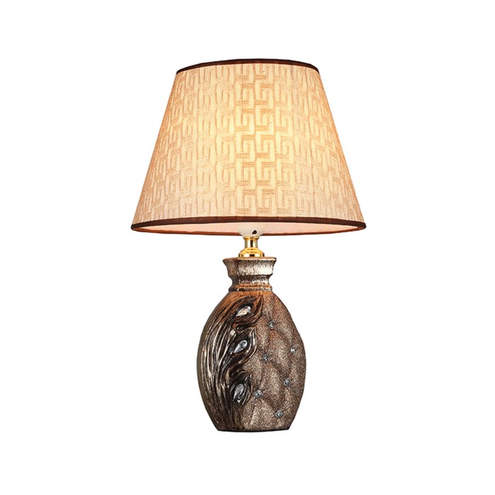 Настольная лампа "Онион" 1x60w E27 мультиколор 30x30x48см