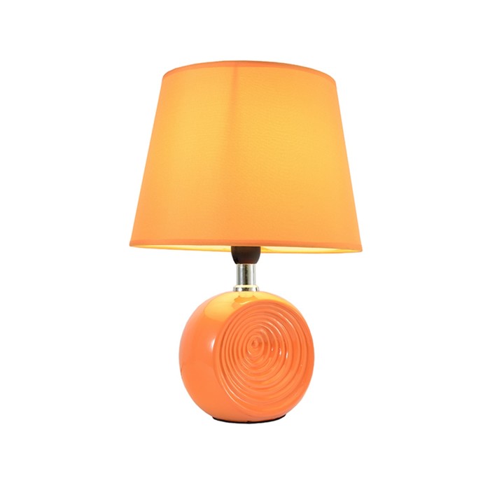 Настольная лампа "Фриксус" 1x60w E27 оранжевый 20x20x31см