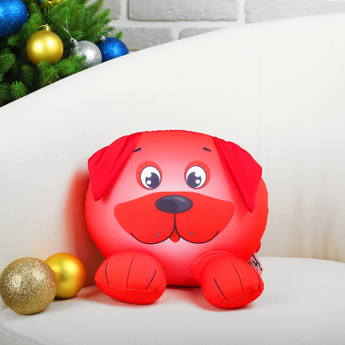 Мягкая игрушка-антистресс кругляш "Собака"