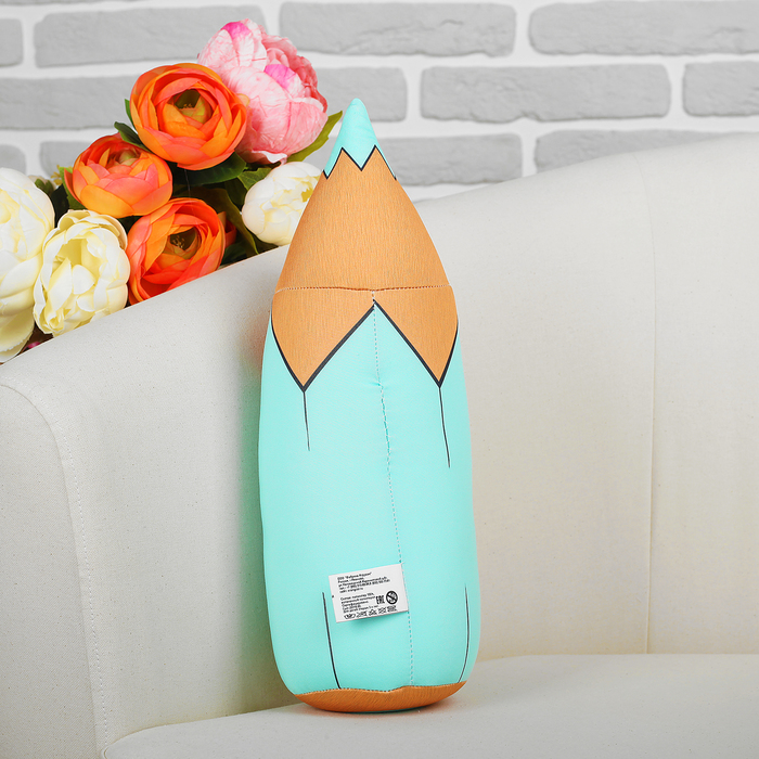 Мягкая игрушка-антистресс "Карандаш" голубой