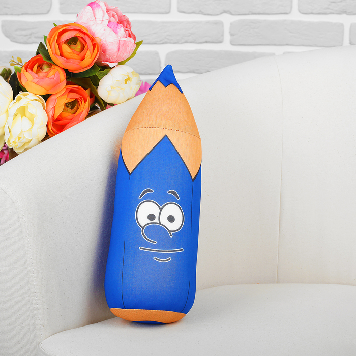 Мягкая игрушка-антистресс "Карандаш" синий