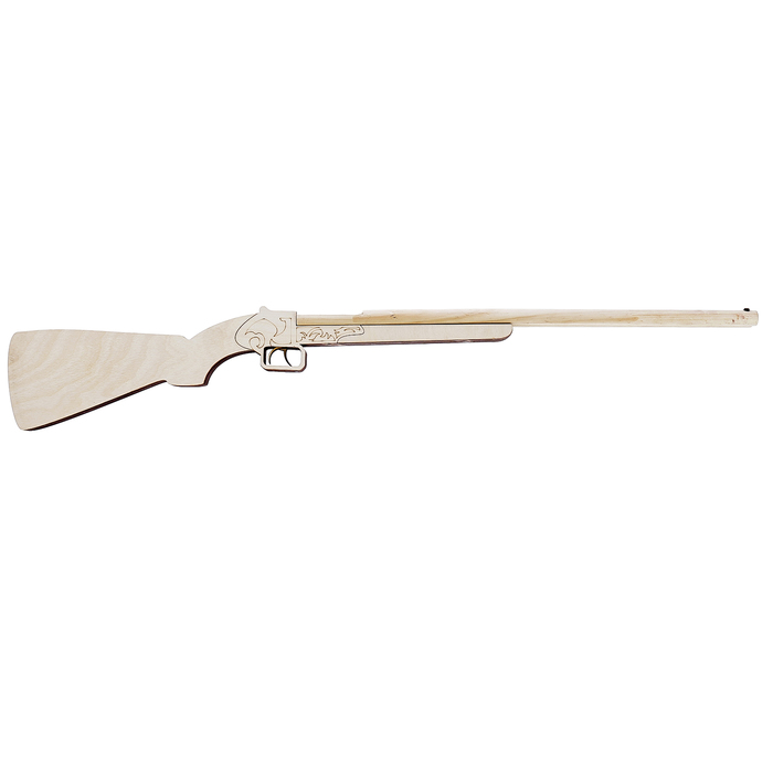 Заготовка деревянная "Охотничье ружье двустволка гор."