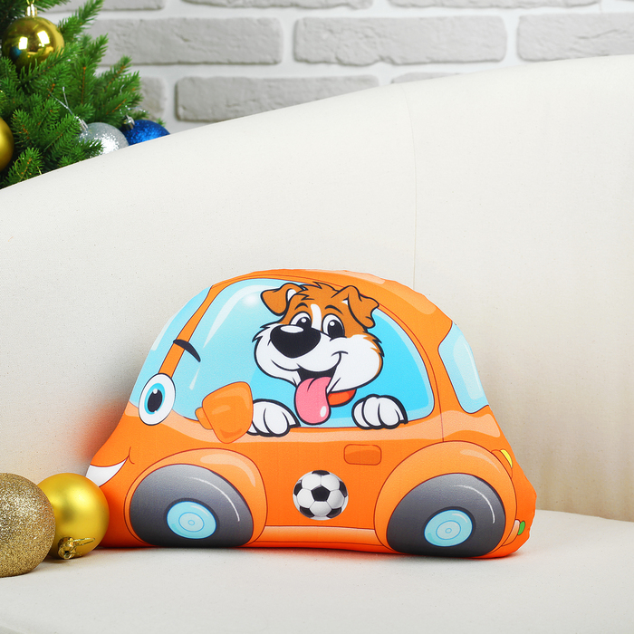 Мягкая игрушка-антистресс "Машинка Песик"