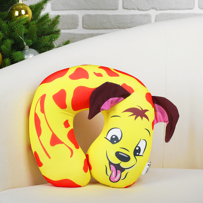 Мягкая игрушка-антистресс подголовник "Далматинец" 02