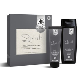 

Подарочный набор Q.P. №1076 legend spirit: шампунь, 250 мл + крем после бритья, 100 мл