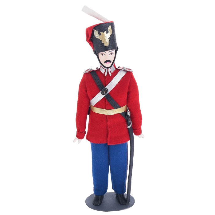Сувенирная кукла "Обер-офицер лейб-гвардии казачьего полка 1858 г"
