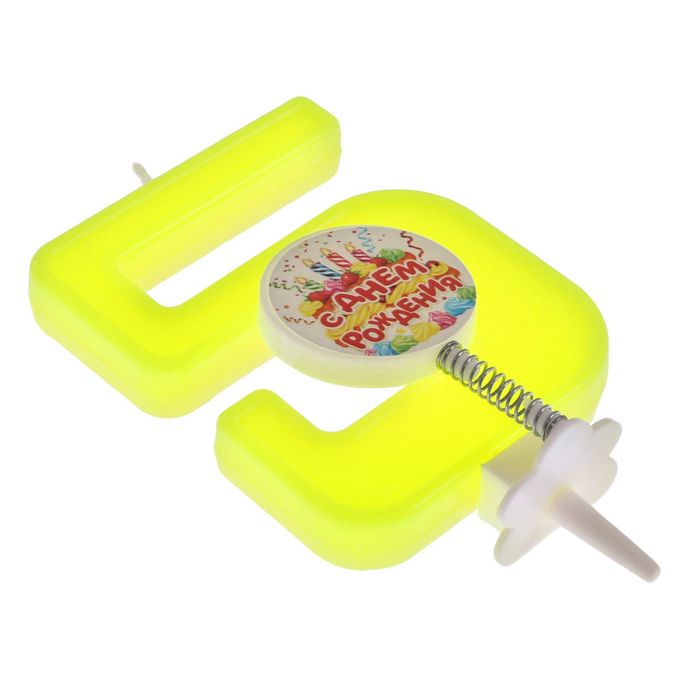 Свеча цифра "5"