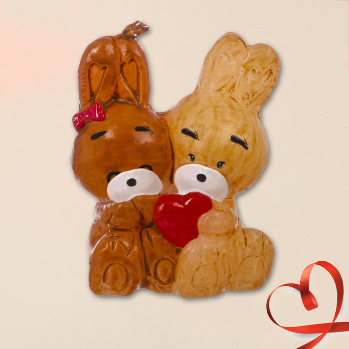 Свеча формовая "Зайки", 5 см