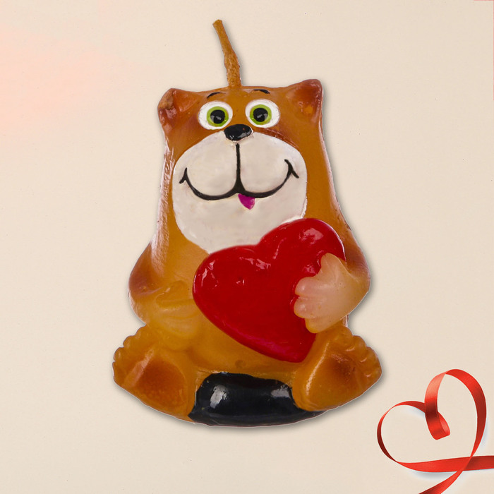 Свеча формовая "Кот", 5 см