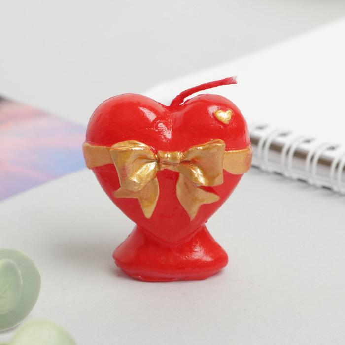 Свеча формовая "Сердце", 5 см